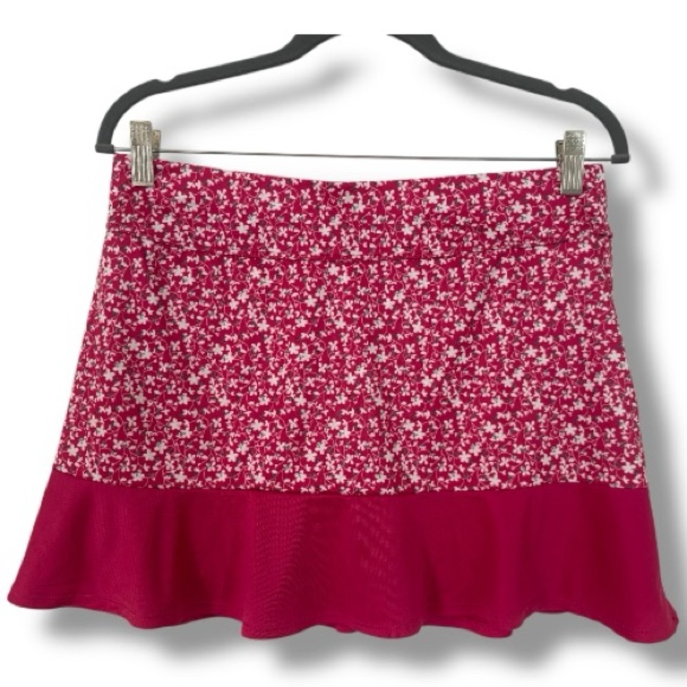 Grand Slam Hot Pink/White Floral Tennis Pickleball, Golf Skort. Women’s Size M